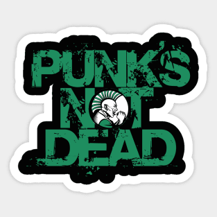 Punks Not Dead. Sticker